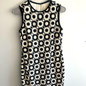 Kate Spade Black and White Shift Dress